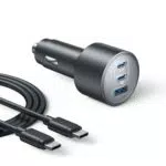 Anker Caricabatterie da auto USB-C 167.5W Max 3 Porte per MacBook e iPhone
