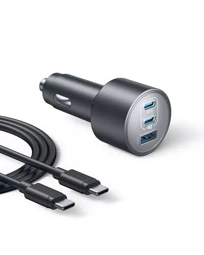 Anker Caricabatterie da auto USB-C 167.5W Max 3 Porte per MacBook e iPhone