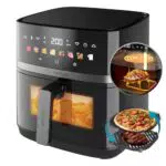 Cecotec Friggitrice ad Aria Cecofry&Grill Duoheat 8000, 2200W, Digitale, 8 Menu