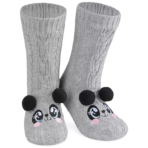 CityComfort Calze a Pantofola Antiscivolo in Caldo Pile per Donna