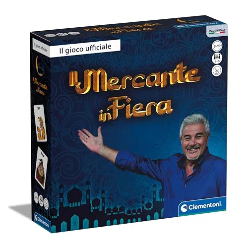 Clementoni Mercante in Fiera - Gioco da Tavolo per Famiglie e Adulti, 2-6 Giocatori