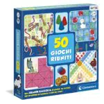 Clementoni 50 Giochi Riuniti - Grande Raccolta di Giochi da Tavolo per Bambini