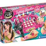 Clementoni Crazy Chic - Tattoo Studio, Gioco Creativo per Bambine 6+ Anni
