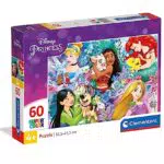 Clementoni Puzzle Disney Princess - Illustrazione di Ariel ed Elsa, Idea Regalo