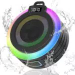 Conyat Altoparlante Bluetooth Impermeabile da Doccia con Ventosa e Microfono