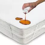 Coprimaterasso Impermeabile Antiacaro Anallergico Lavabile con Elastici