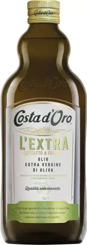 Costa d'Oro Olio Extravergine di Oliva Estratto a Freddo - Sapore Equilibrato