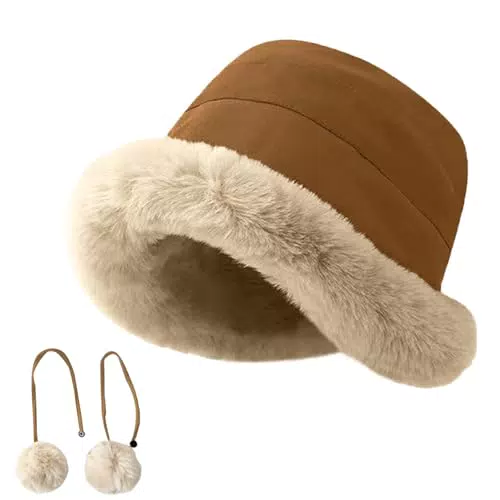 Crazy Bean Cappello Invernale Donna Elegante con Pon Pon Rimovibile