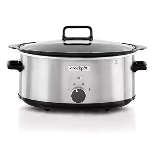 Crock-Pot Slow Cooker 6.5 Lt con Funzione Warm e 2 Impostazioni di Cottura