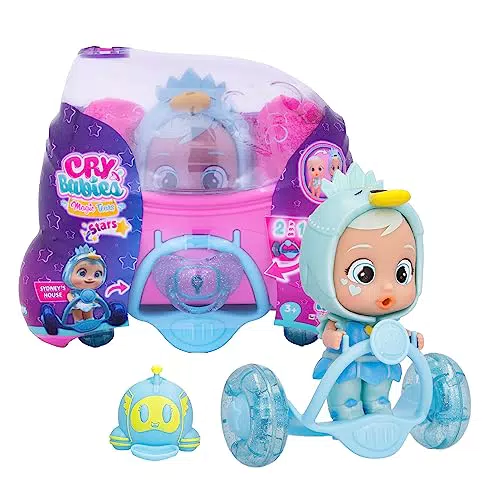 Cry Babies Magic Tears - Bambola Collezionabile Sydney in Silicone Iridescente