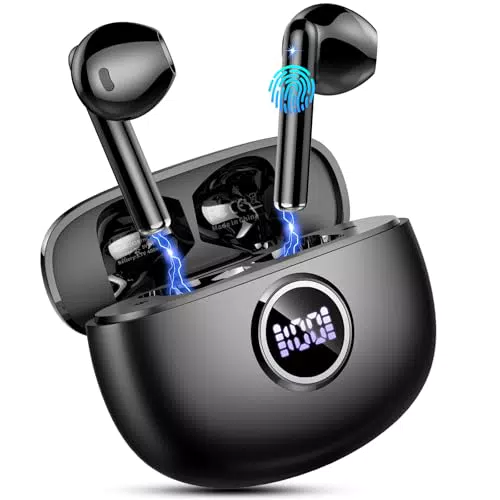 Cuffie Bluetooth 2024 - Auricolari Wireless In Ear con Cancellazione Rumore e Mic HD