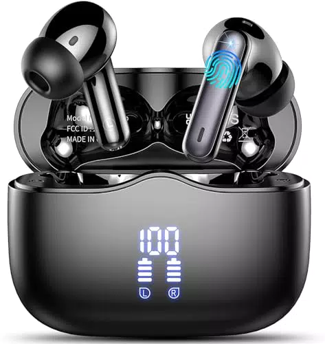 Cuffie Bluetooth 5.3 HiFi Immersive con Noise Cancelling e Touch Control
