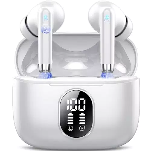 Cuffie Bluetooth 5.4 con Cancellazione Rumore e Audio HiFi Stereo, Impermeabili IP7