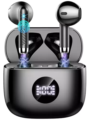 Cuffie Bluetooth 5.4 Wireless con Cancellazione Rumore e Impermeabilità IP7