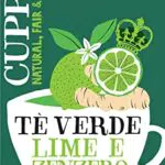 CUPPER Tè Verde Lime e Zenzero Biologico Fairtrade, Filtri Biodegradabili