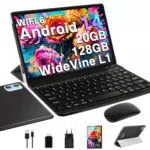 DEERTiME Tablet 10 Pollici Android 14, 20GB RAM, 128GB ROM, 8-Core, Wi-Fi 6, GMS