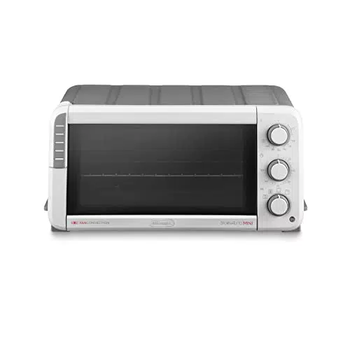 De'Longhi EO12512.WG Forno Elettrico Sfornatutto Mini con Timer e Friggitrice ad Aria