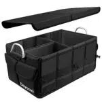 Deyooxi Organizer Bagagliaio Auto Pieghevole con Maniglie in Alluminio Impermeabile