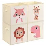 DIMJ Scatole Portagiochi Pieghevoli per Bambini, Contenitori per Giochi