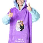 Disney Felpa Coperta Oversize in Pile con Cappuccio Stitch per Bambini