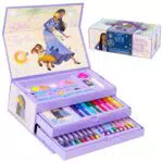 Disney Wish Valigetta Creativa per Bambini - Kit Disegno e Acquerelli