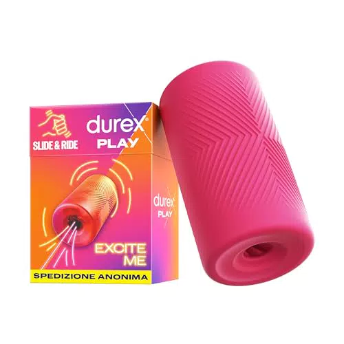 Durex Masturbatore Uomo in Silicone Morbido, Flessibile e Waterproof