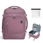 ECOHUB Zaino Bagaglio a Mano per Viaggio Aereo Sotto il Sedile con Porta USB