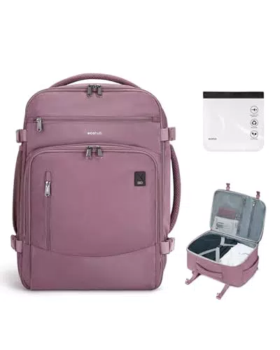 ECOHUB Zaino Bagaglio a Mano per Viaggio Aereo Sotto il Sedile con Porta USB