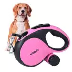 Edipets Guinzaglio Retrattile per Cani con Dispenser per Borse e Nastro Flessibile