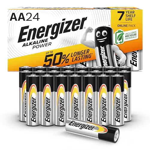 Energizer Batterie Alcaline AA Alkaline Power - Confezione da 24 Pezzi
