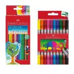Faber-Castell 205072 - Set di matite e pennarelli per bambini e adulti