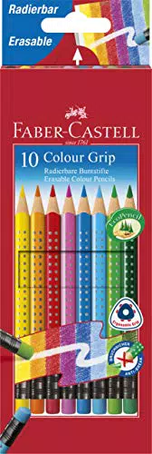 Faber-Castell Matite Colorate Radierbar - Astuccio di Alta Qualità