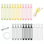 Silicone Organizer - Fascette Riutilizzabili per Cavi e Cuffie