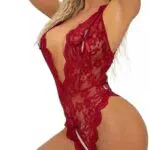FLLAGG20 Body Sexy in Pizzo per Donna - Lingerie e Abbigliamento Notte