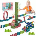 FORMIZON Trenino Elettrico per Bambini con Blocchi e Accessori Gioco