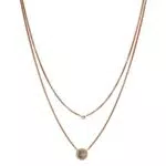 Fossil Collana Misty Autumn in Acciaio Inossidabile - Modello JF02953791
