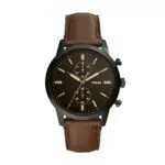 Fossil Orologio Townsman Uomo Cronografo Quarzo Cassa Acciaio Cinturino Pelle