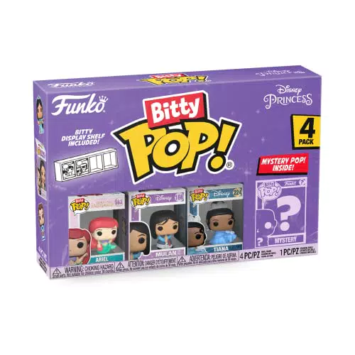 Funko Bitty Pop! Disney Princess - Mini Figura Collezionabile con Cake Topper