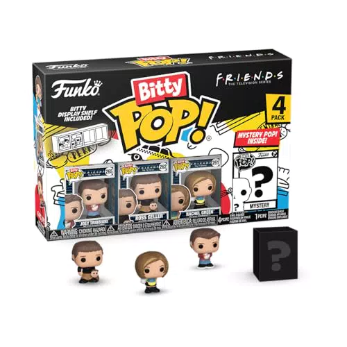 Funko Bitty Pop! Friends - Figurine di Joey, Ross e Rachel - Idea Regalo