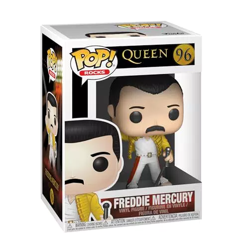 Funko Pop! Queen - Freddie Mercury Wembley 1986 - Figura da Collezione