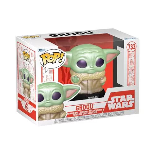 Funko Pop! Star Wars Holiday - Grogu (Baby Yoda) Figura da Collezione