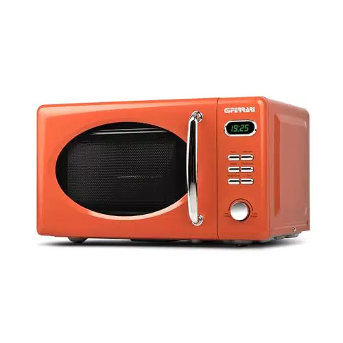 G3 Ferrari G10155 Microonde Vintage Combinato Digitale 1150W, 20 Litri, 8 Programmi