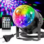 Gobikey Luci Discoteca Rotanti con Controllo Musicale e Telecomando per Feste