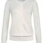 Grace Karin Cardigan Elegante da Donna con Perle e Bottoni a Maniche Lunghe