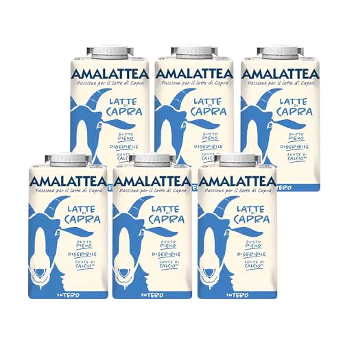 Granarolo Latte di Capra Amalattea UHT - Gusto Pieno e Ricca Fonte di Calcio