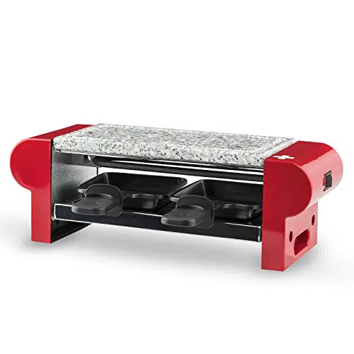 H.Koenig RP2 Macchina per Raclette in Acciaio Inossidabile, 400 W