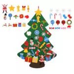 Hanwin Albero di Natale in Feltro per Bambini - Decorazioni Natalizie Montessori
