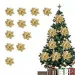 Hanwin Fiori Artificiali per Decorazioni Natalizie per Albero di Natale
