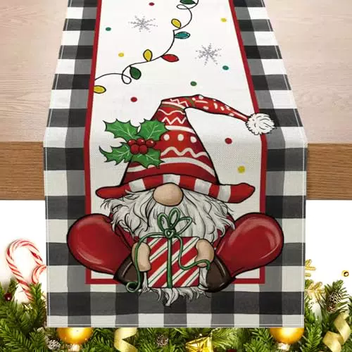 Hanwin Runner Natalizio da Tavolo per Decorazioni Festive