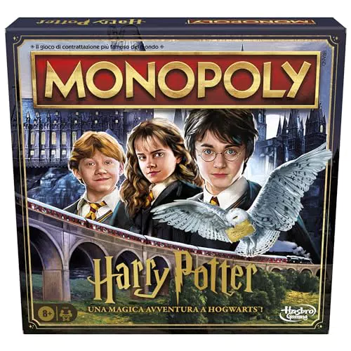 Hasbro Gaming Monopoly Harry Potter - Gioco da Tavolo per 2-6 Giocatori